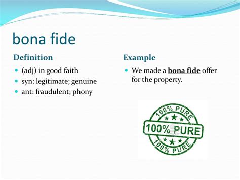 bonafide meaning in tagalog